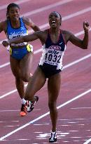 Miller wins women's 200 meters world title